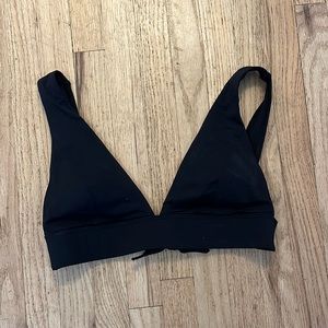 Everlane black bikini top